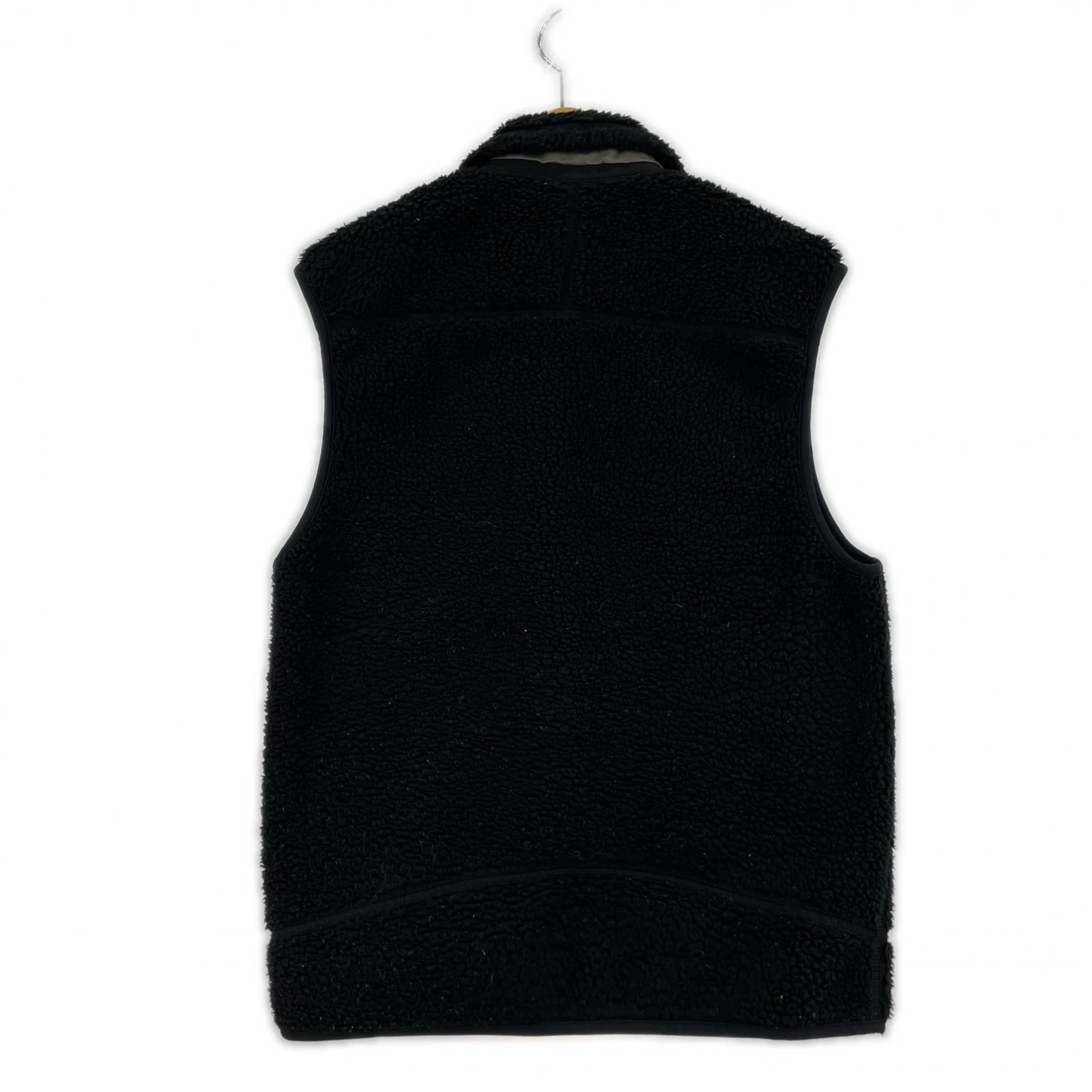 長袖シャツ 00s レトロX フリースベスト 黒 M ブラック