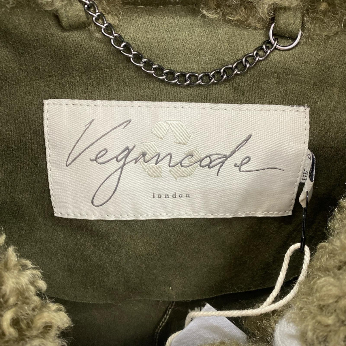 ジャケット Vegancode ムートンスタイルジャケット オリーブ