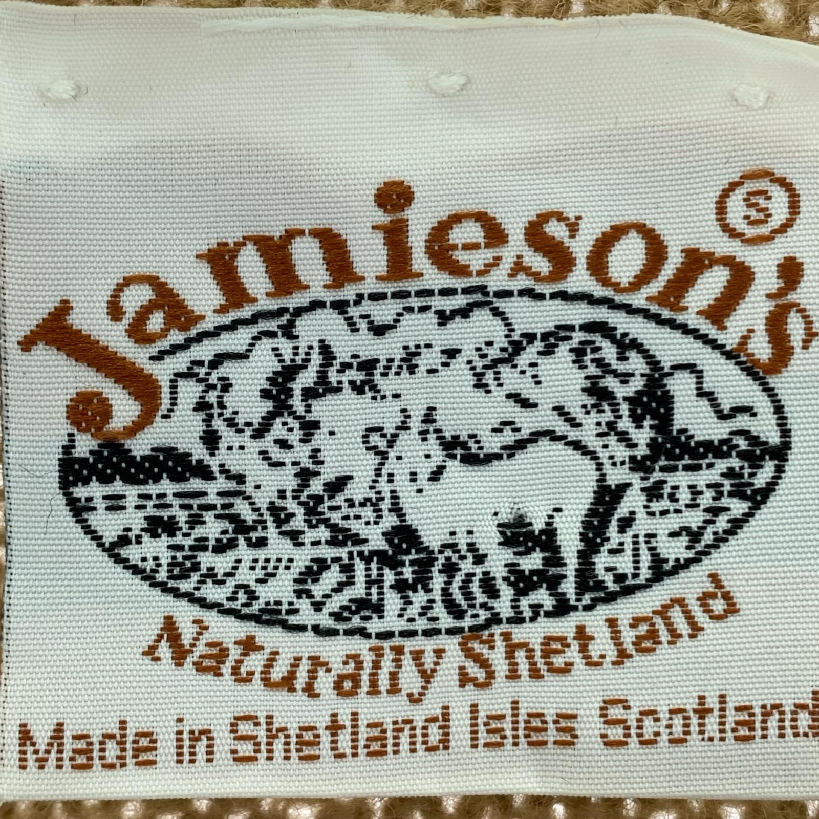 ニット Jamieson's ウールニット(S) S ブラウン