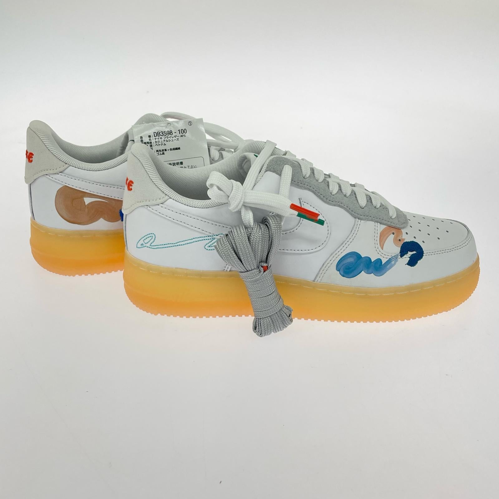 スニーカー FLYLEATHER AF1 (26.0) 26cm (US8 UK7 1/2 EU42) ホワイト