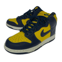 スニーカー NIKE DUNK HIGH SP MICHIGAN NYV/YEL 27.5cm (US9 1/2 UK9 EU45)