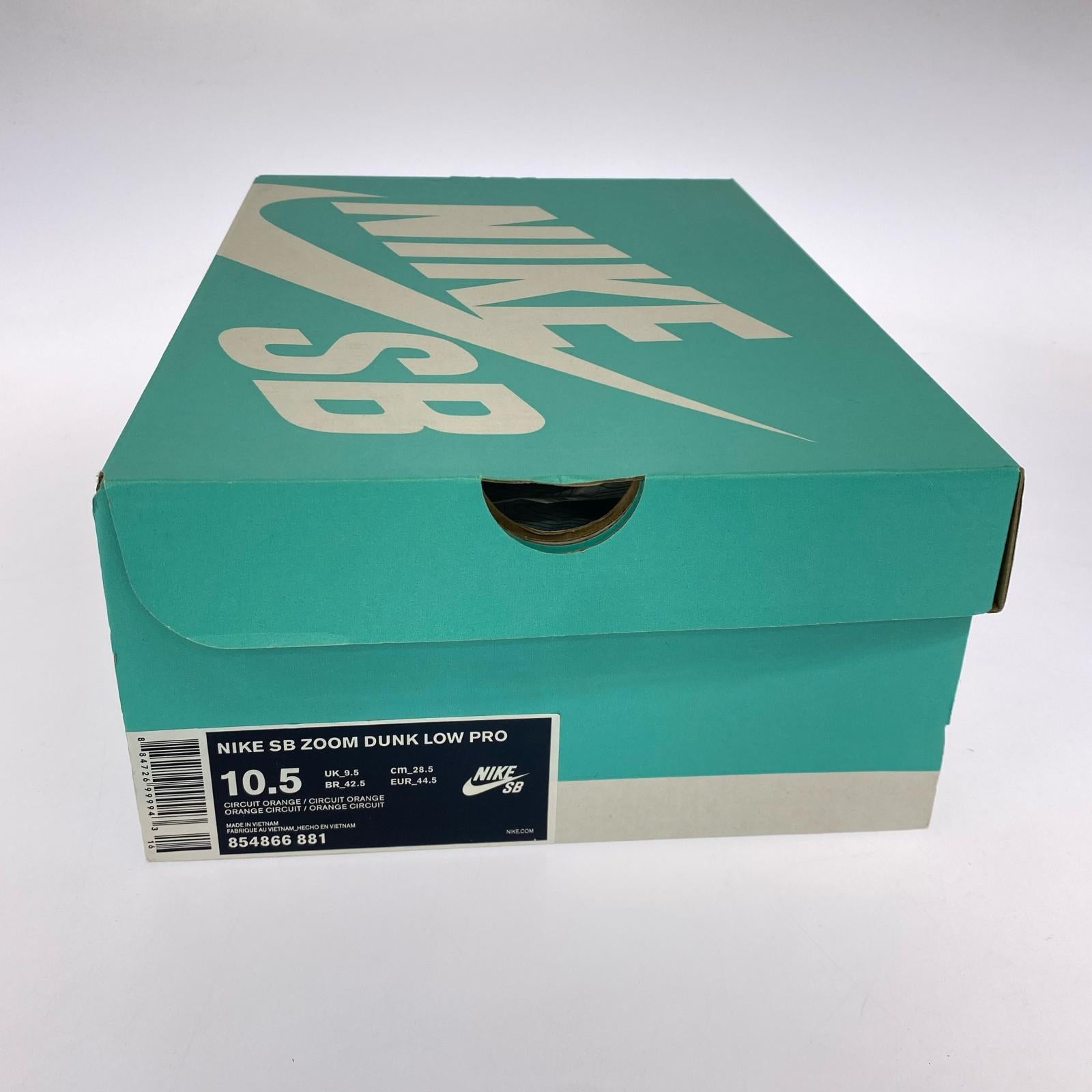 スニーカー SB ZOOM DUNK LOW PRO CIRCUIT ORANGE 28.5cm (US10 1/2 UK10 EU47)