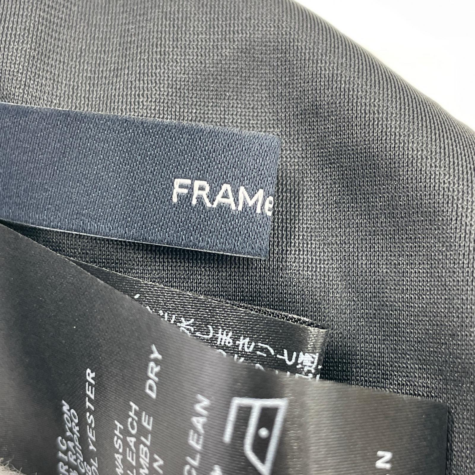 ロングスカート FRAMeWORK キュプラバイアスサテンロングスカート 黒 ブラック
