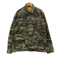 ジャケット ミリタリージャケット 緑 カモ柄 サイズS M