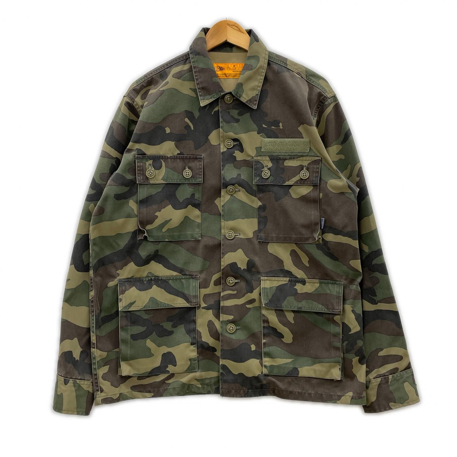 ジャケット ミリタリージャケット 緑 カモ柄 サイズS M