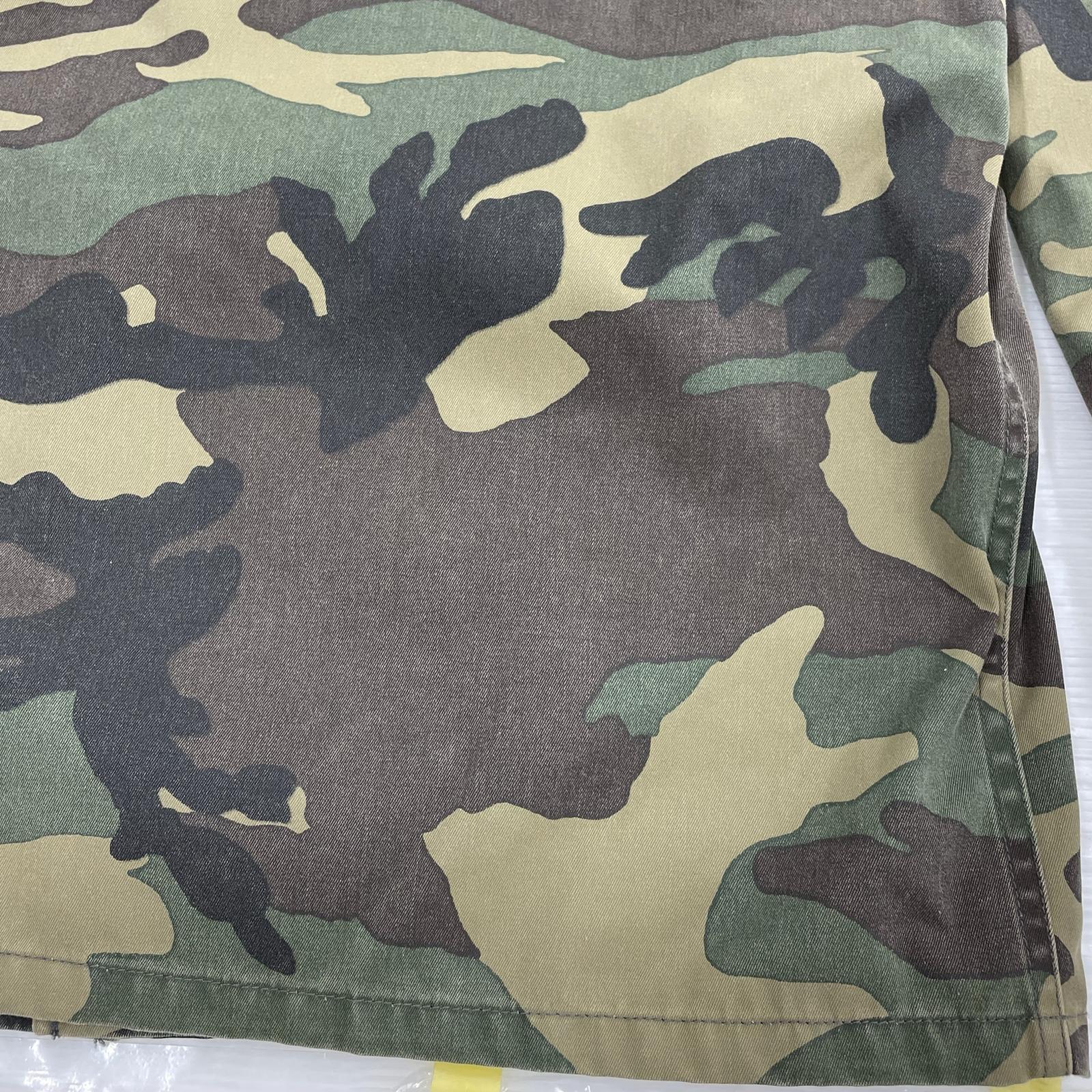 ジャケット ミリタリージャケット 緑 カモ柄 サイズS M