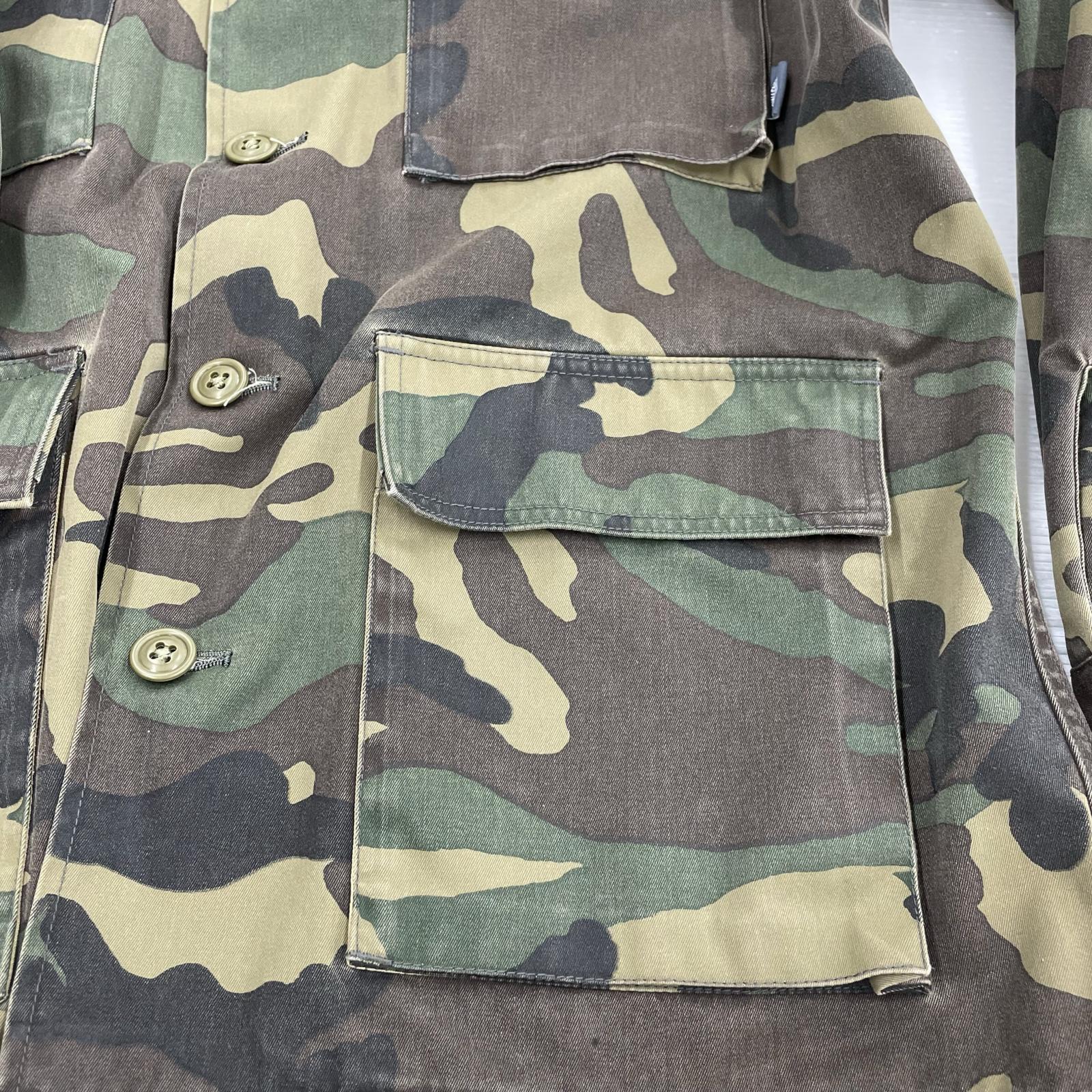 ジャケット ミリタリージャケット 緑 カモ柄 サイズS M