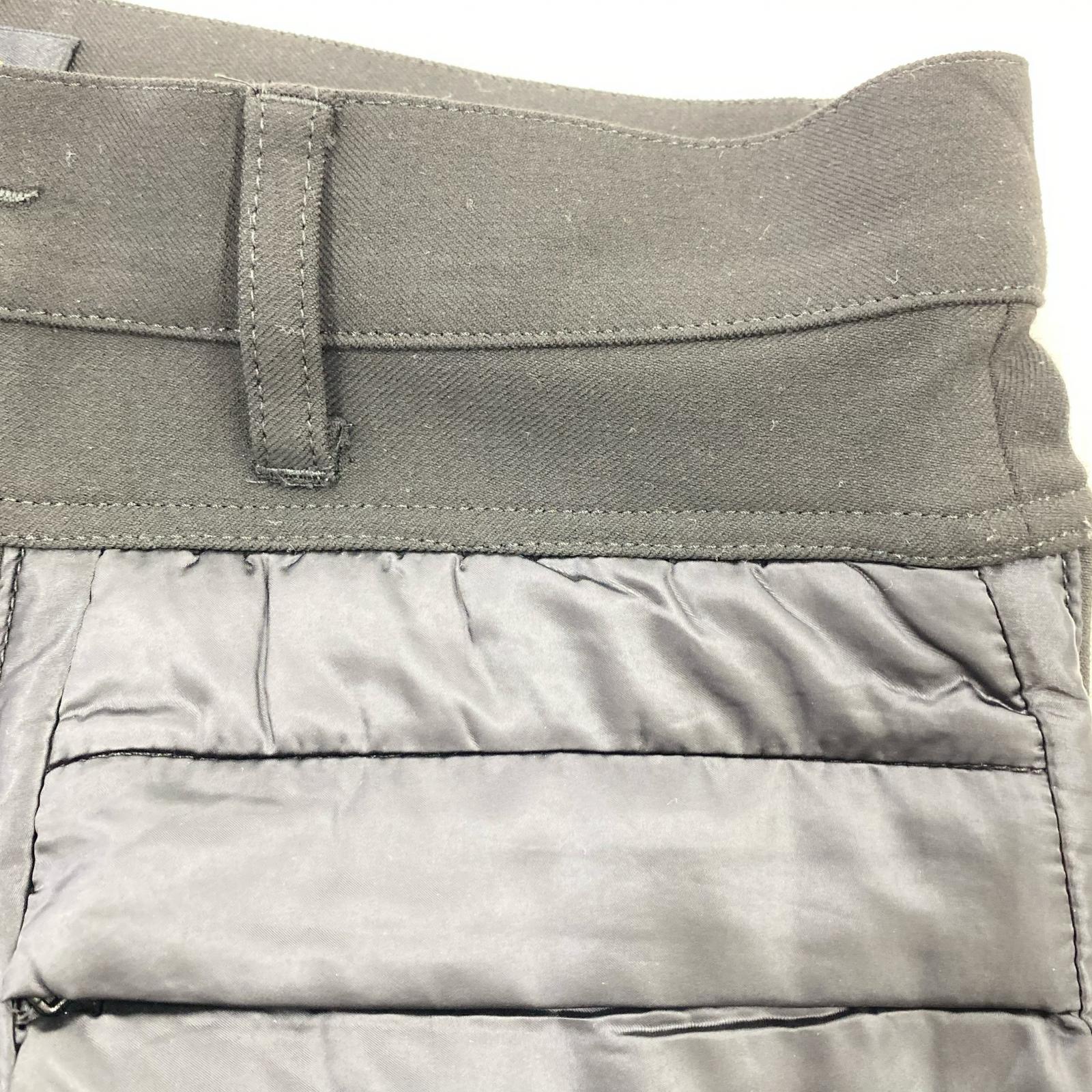 パンツ GODOG期 14AW サテンエプロンストレッチパンツ 1 ブラック