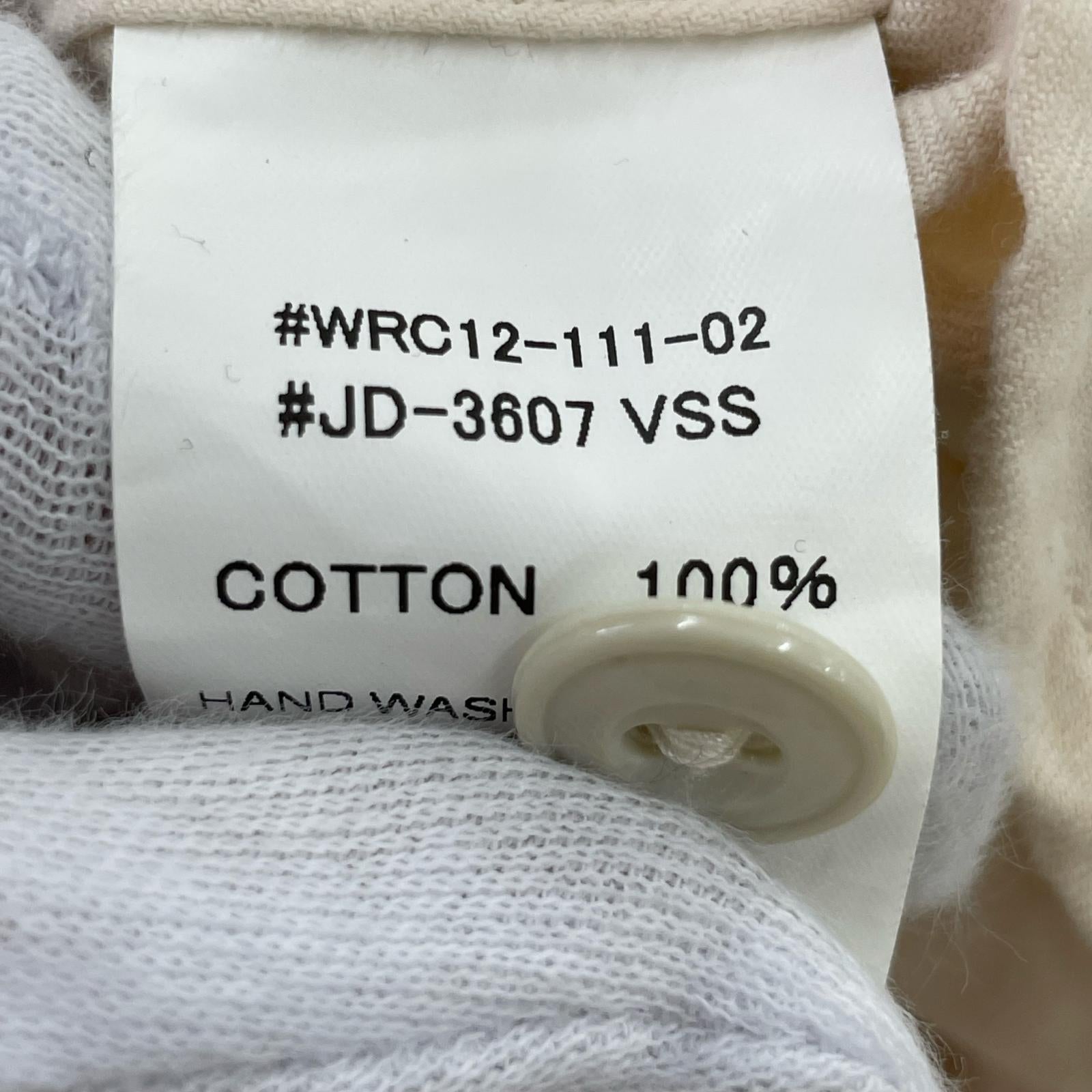 長袖シャツ DANTON ノーカラーシャツ 42 ベージュ
