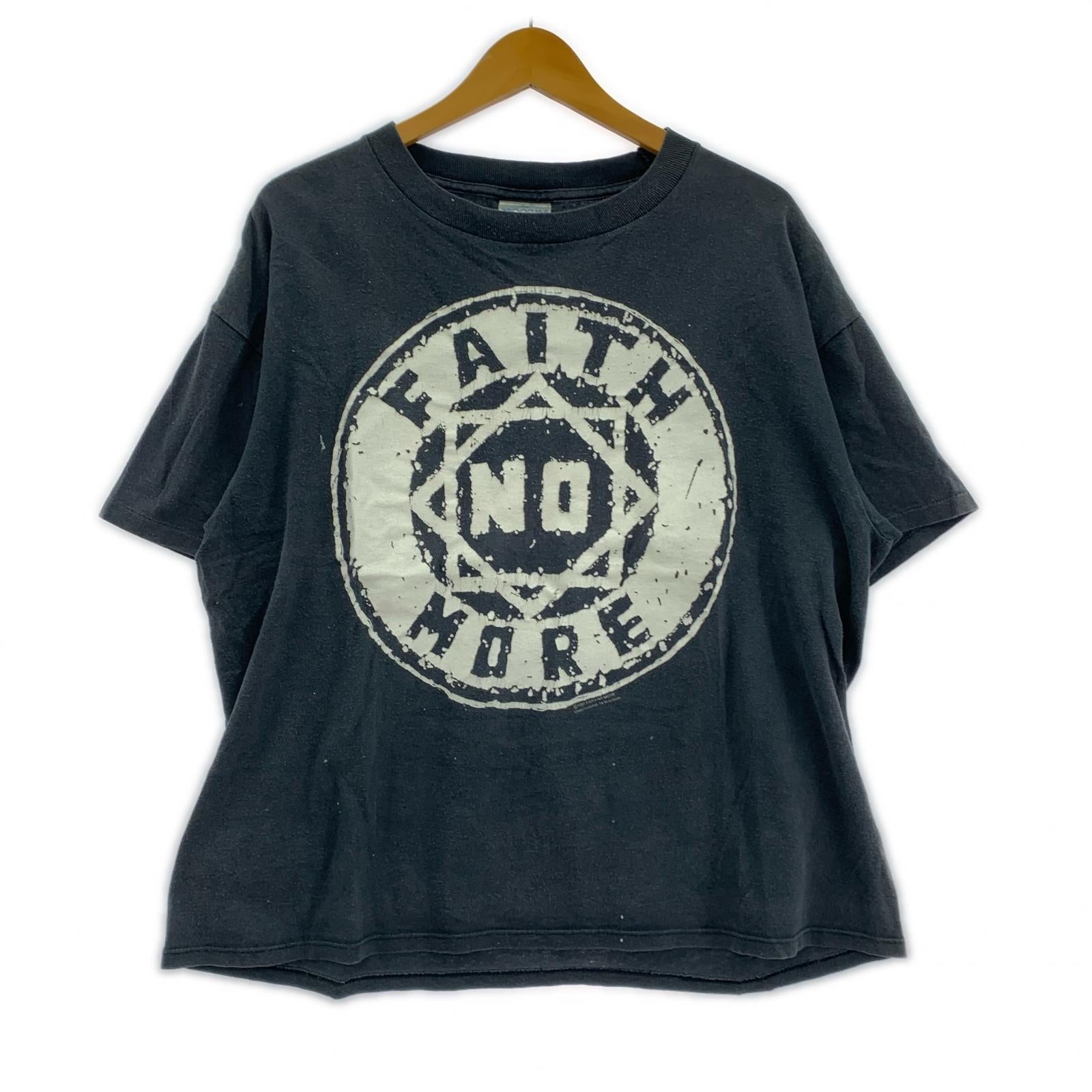 半袖Tシャツ 90s FAITH NO MORE (XL) 黒 ブラック