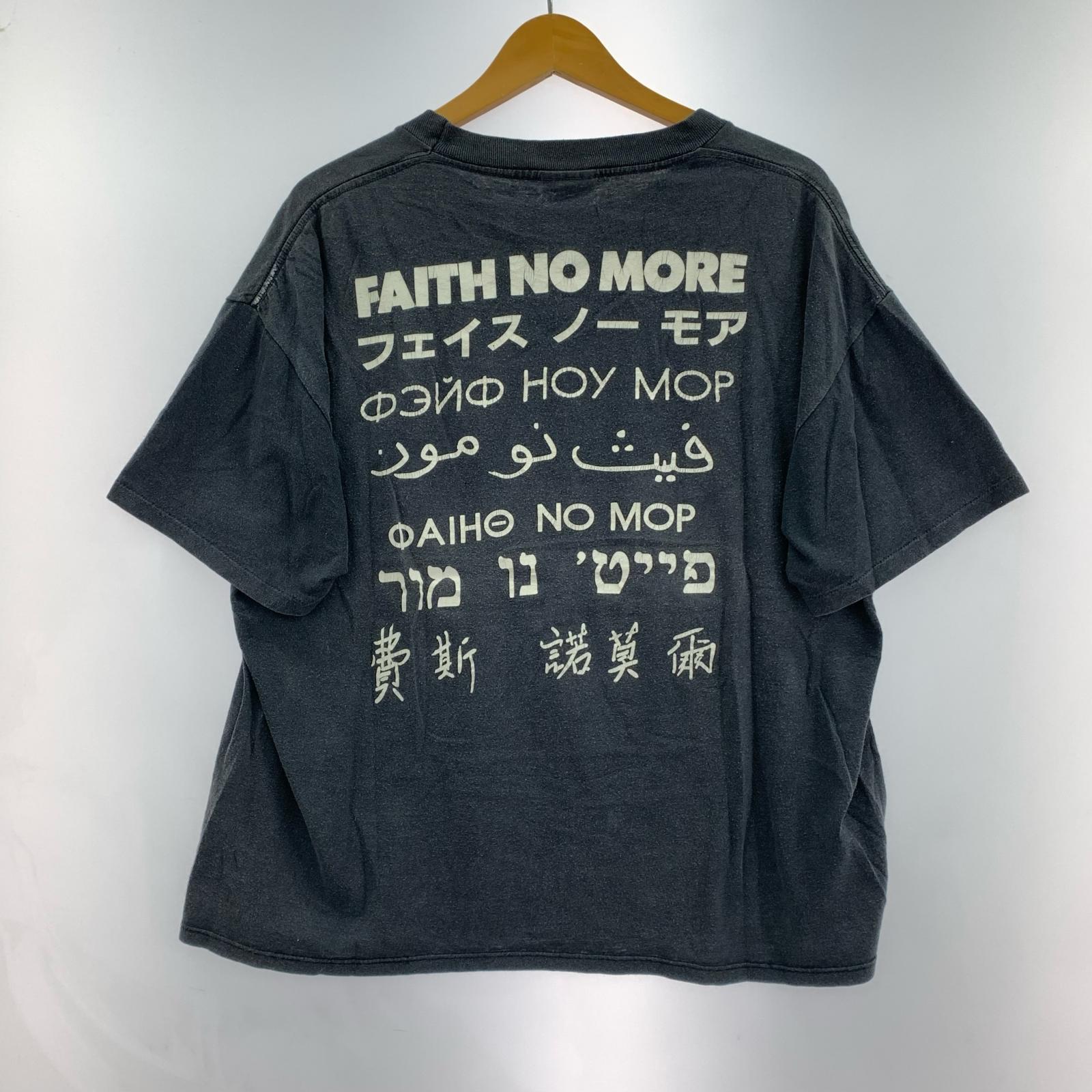 半袖Tシャツ 90s FAITH NO MORE (XL) 黒 ブラック