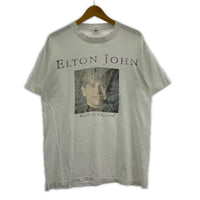 半袖Tシャツ 90s ELTON JOHN ツアーTEE 両面プリント (L) 白 L ホワイト