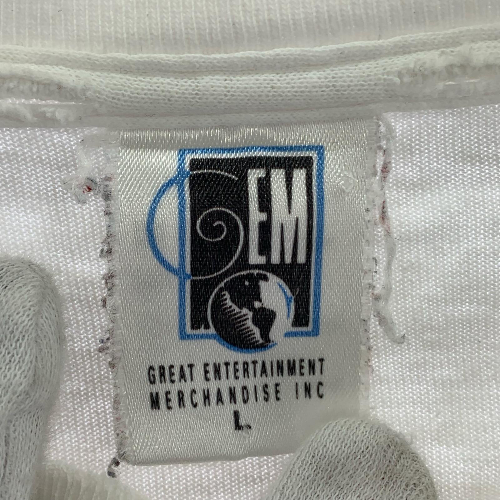 半袖Tシャツ 90s ELTON JOHN ツアーTEE 両面プリント (L) 白 L ホワイト
