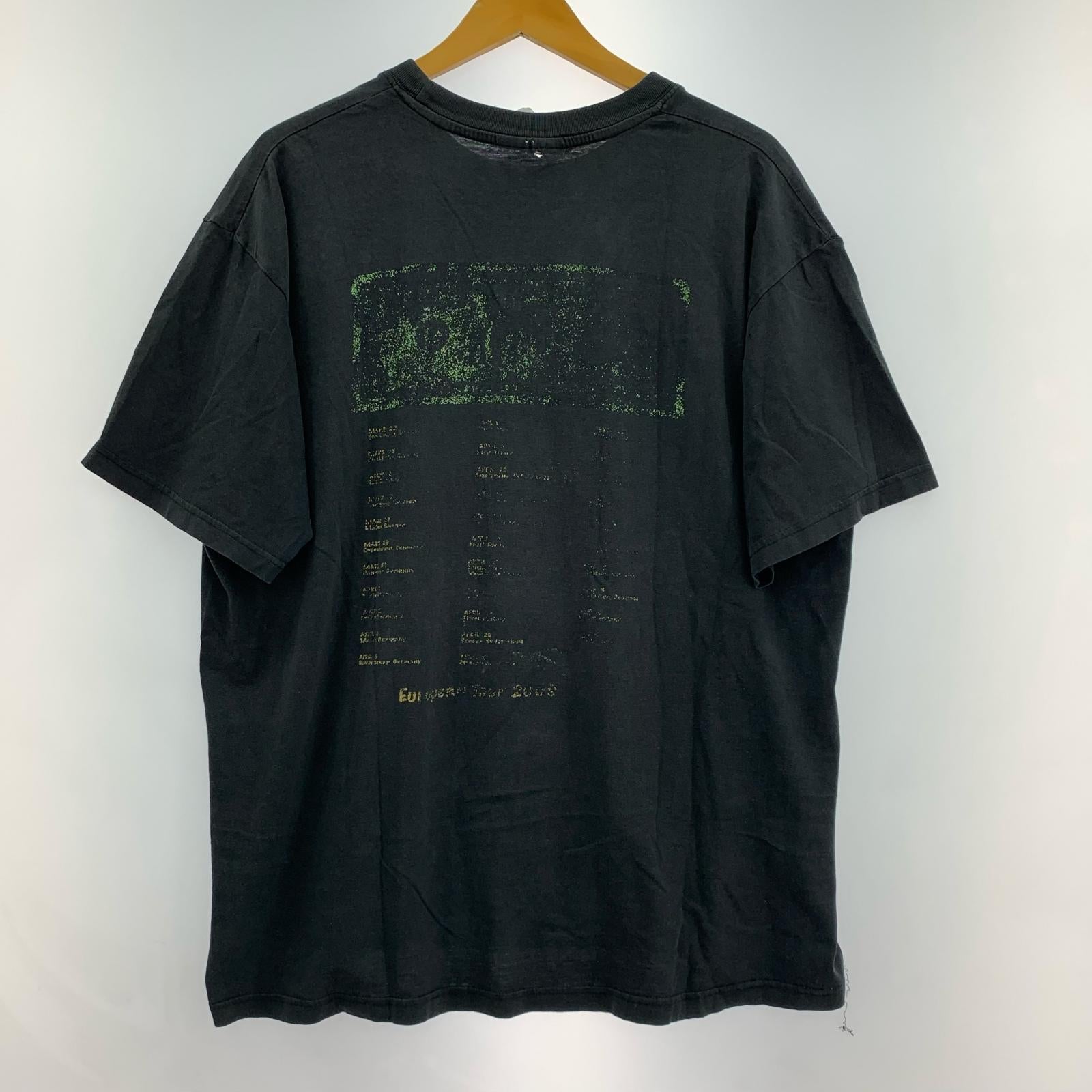 半袖Tシャツ 2008ツアー BOB DYLAN (XL) 黒 ブラック