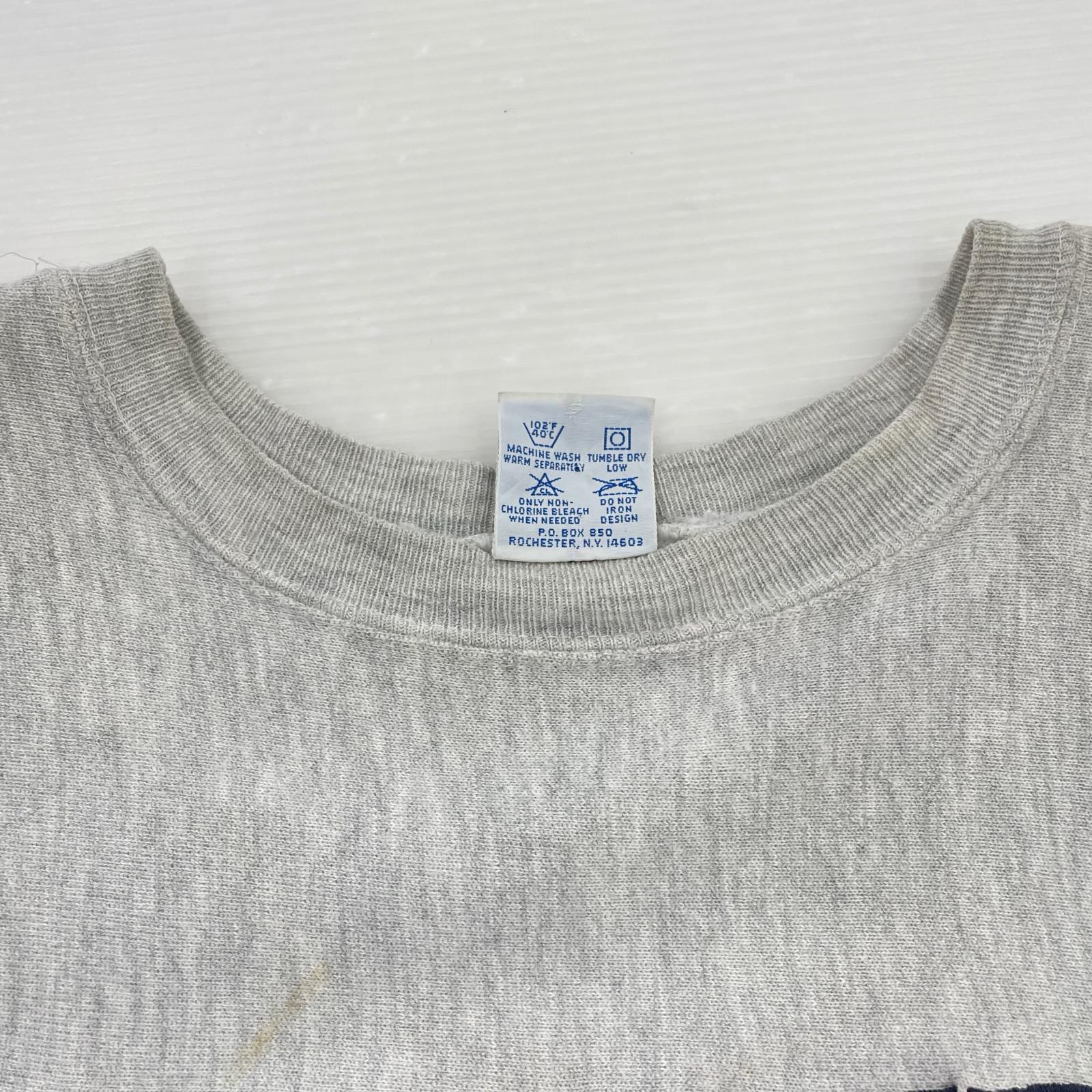 スウェット 90s リバースウィーブ 刺繍 (XL) グレー グレー