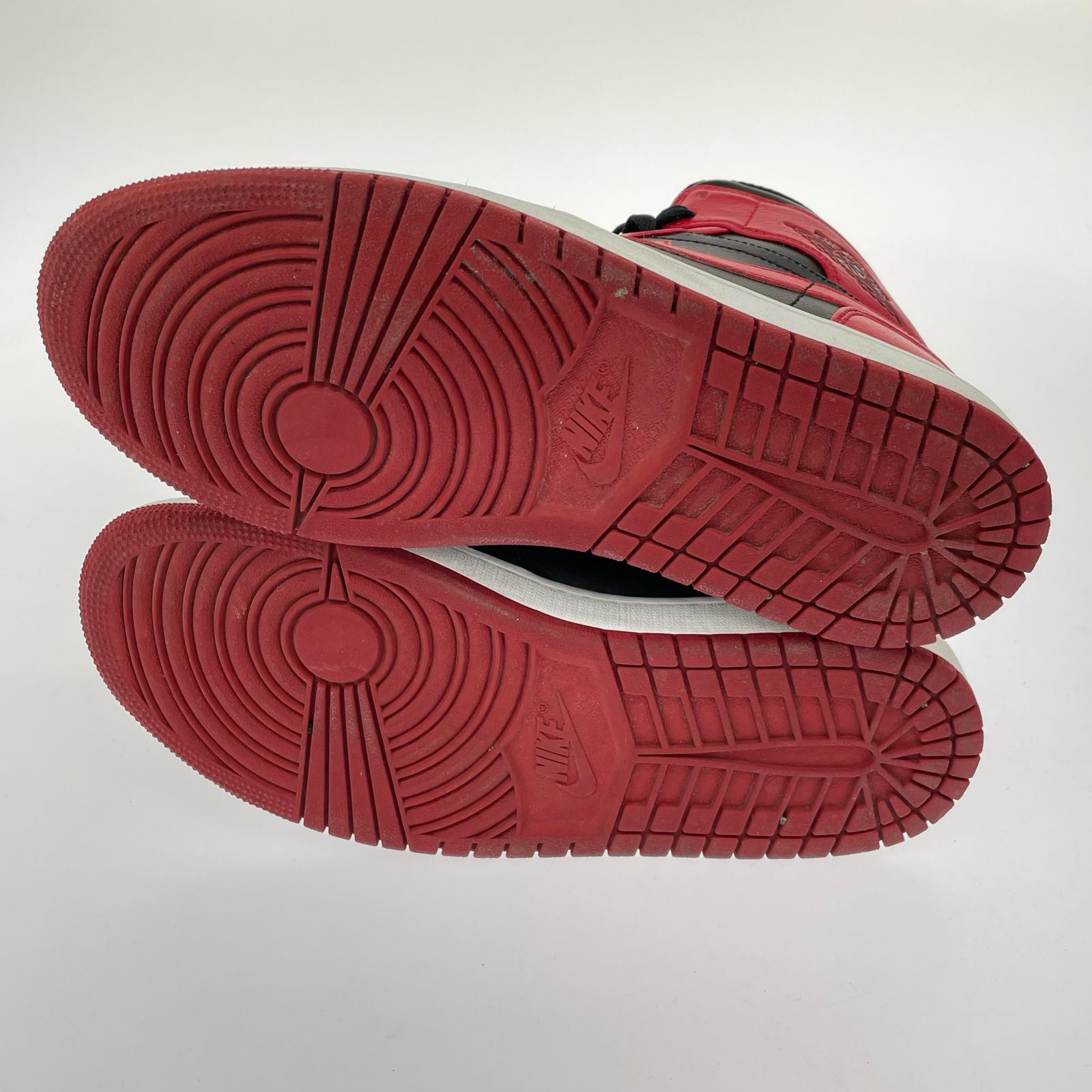 スニーカー AIR JORDAN1 HIGH ハイカットスニーカー 赤 26.5cm (US8 1/2 UK8 EU43)