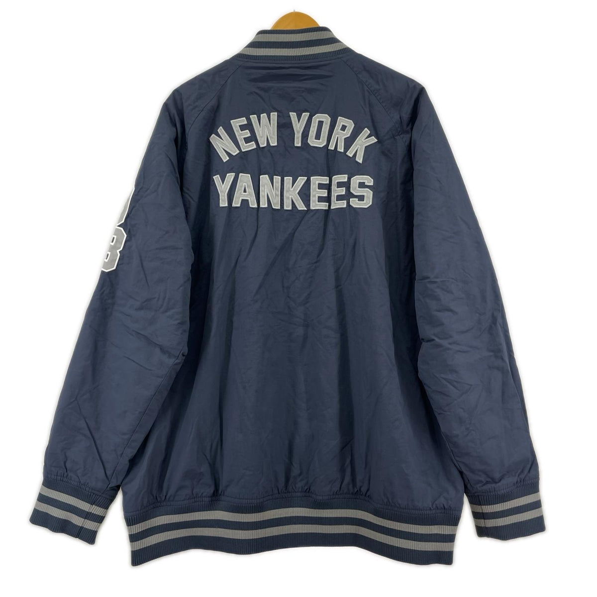 ジャケット NEW YORK YANKEES ナイロンスタジャン NVY XL ネイビー