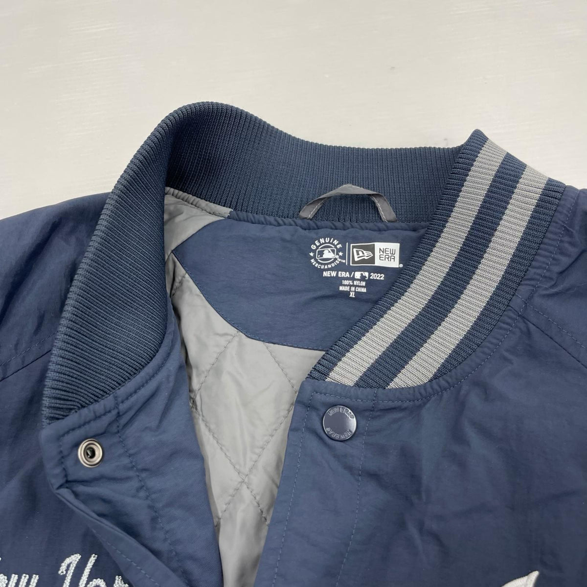 ジャケット NEW YORK YANKEES ナイロンスタジャン NVY XL ネイビー