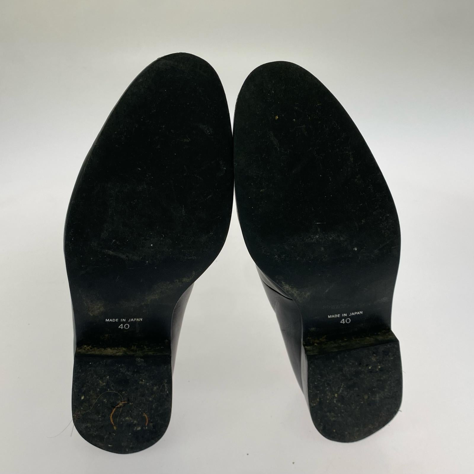 ブーツ loafers black 40 ブラック