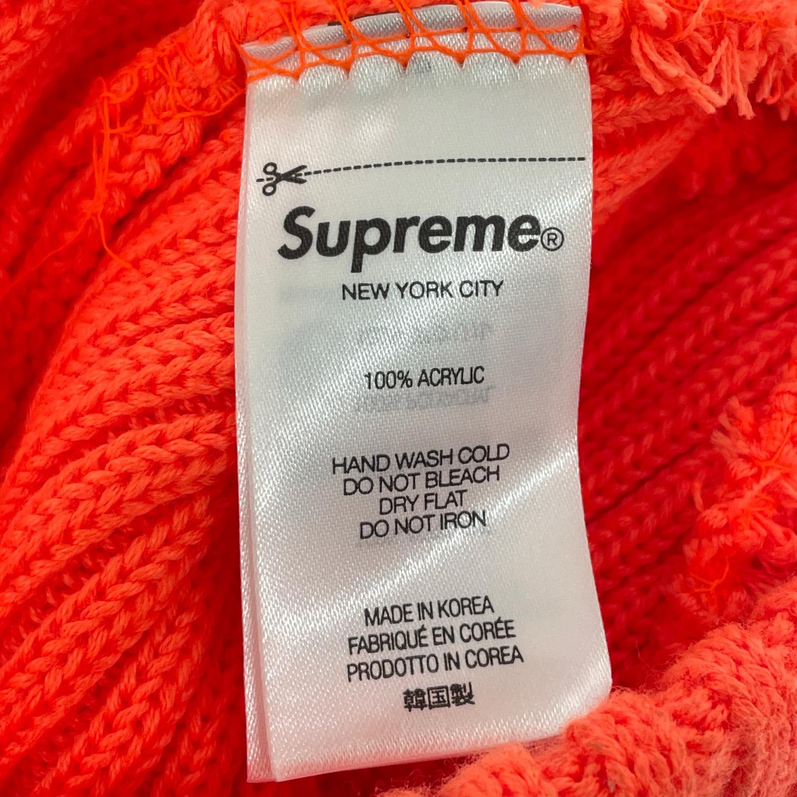 ニットキャップ Supreme ニットキャップ オレンジ