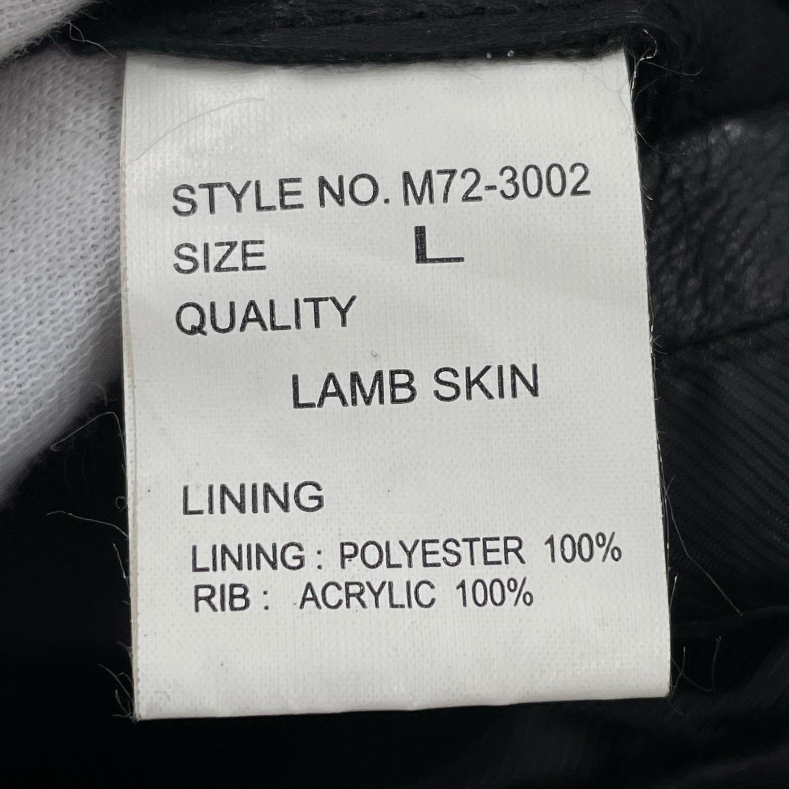 レザージャケット Marks&Spencer Leather Jacket BLK L L ブラック