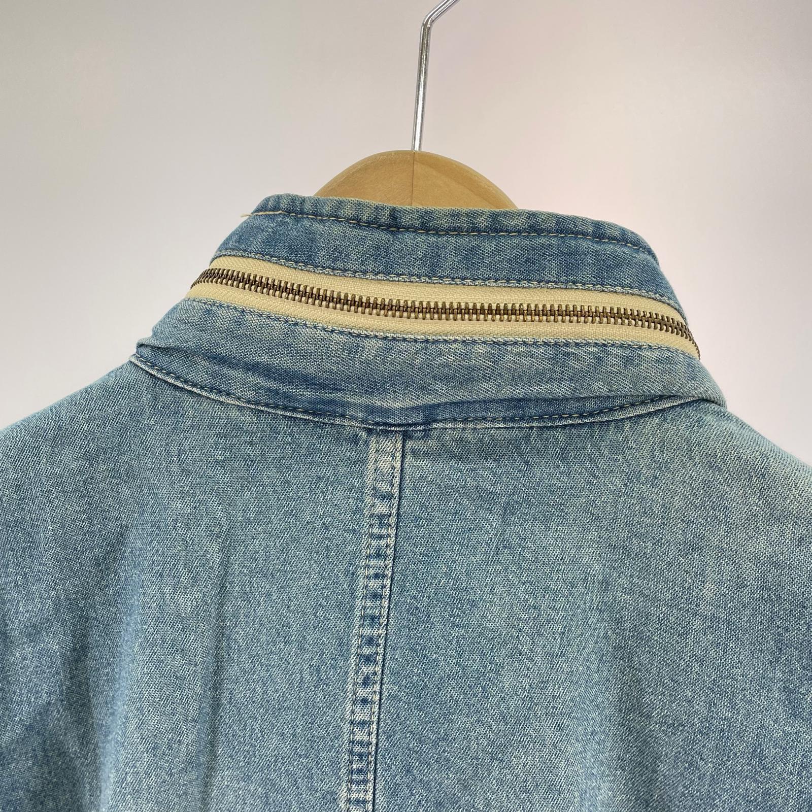 ミリタリージャケット AVIREX M-65 DENIM JACKET XL IND