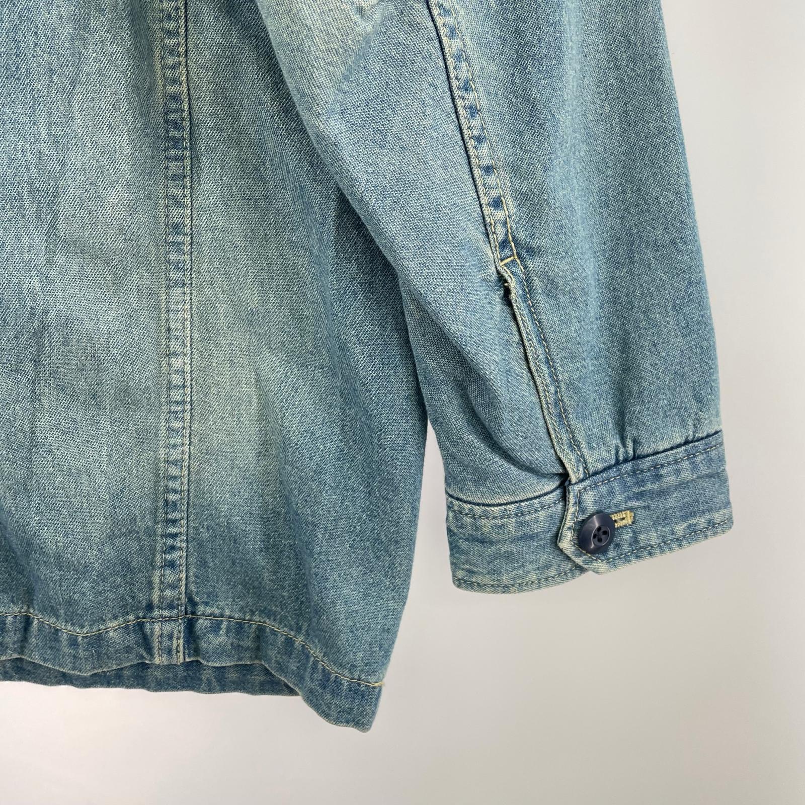 ミリタリージャケット AVIREX M-65 DENIM JACKET XL IND