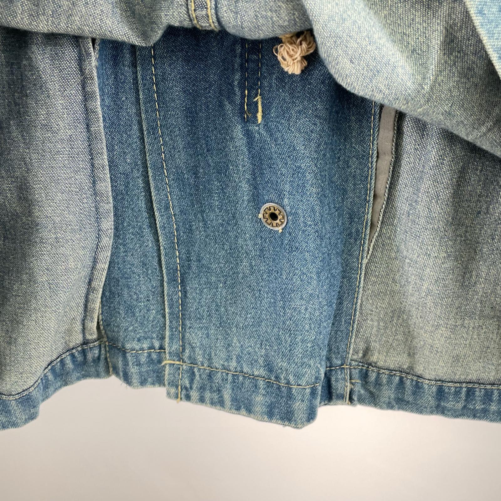 ミリタリージャケット AVIREX M-65 DENIM JACKET XL IND