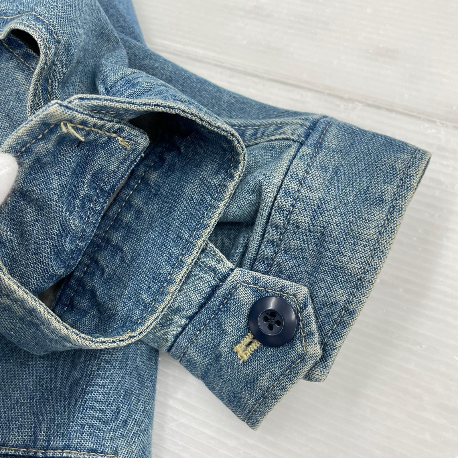 ミリタリージャケット AVIREX M-65 DENIM JACKET XL IND