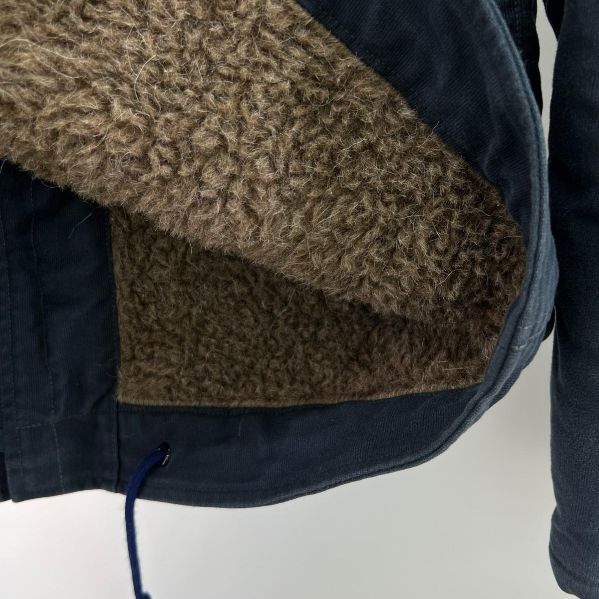 ミリタリージャケット N-1デッキジャケット バックプリント XL NVY