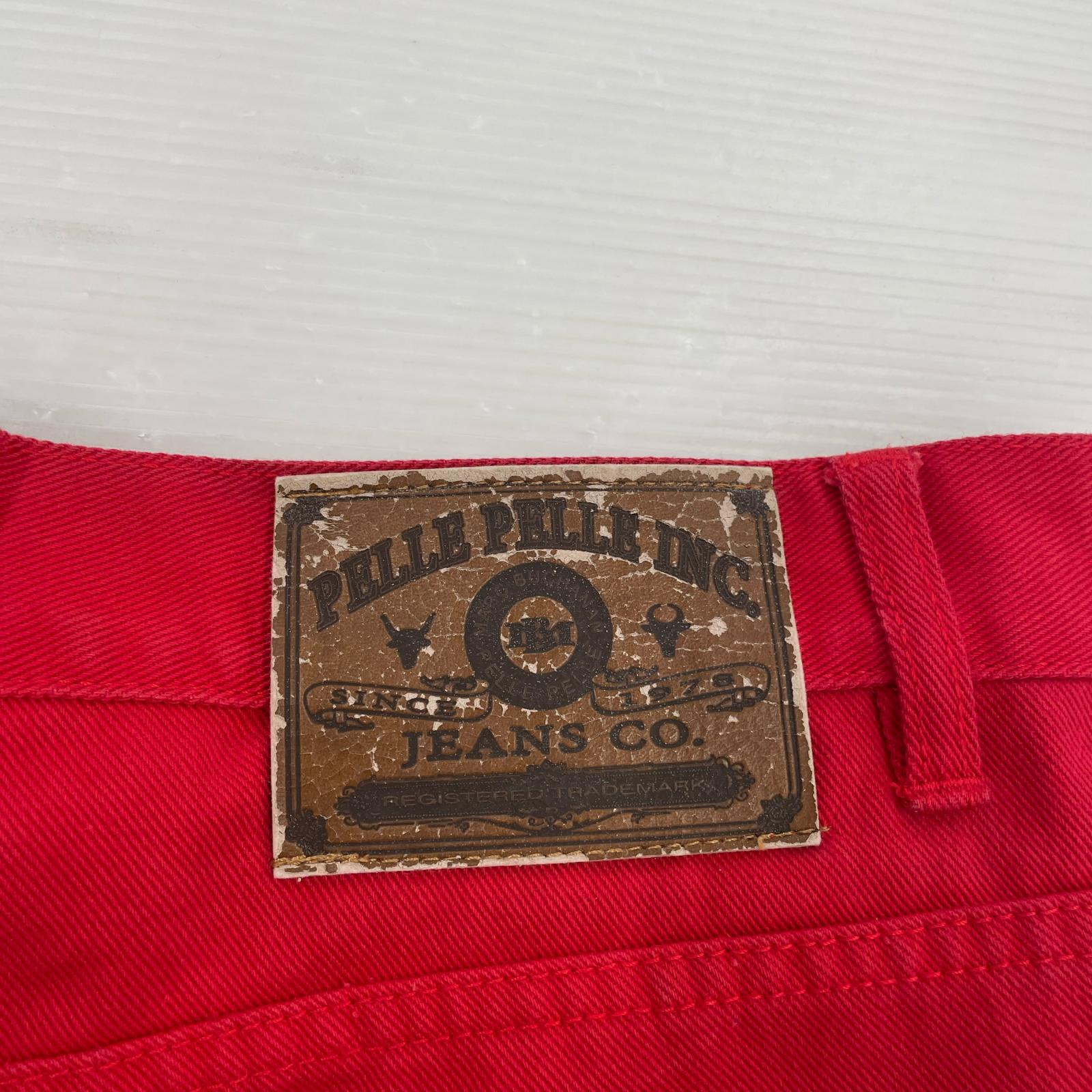 パンツ Pelle Pelle MARC BUCHANAN ワイドパンツ 34 レッド
