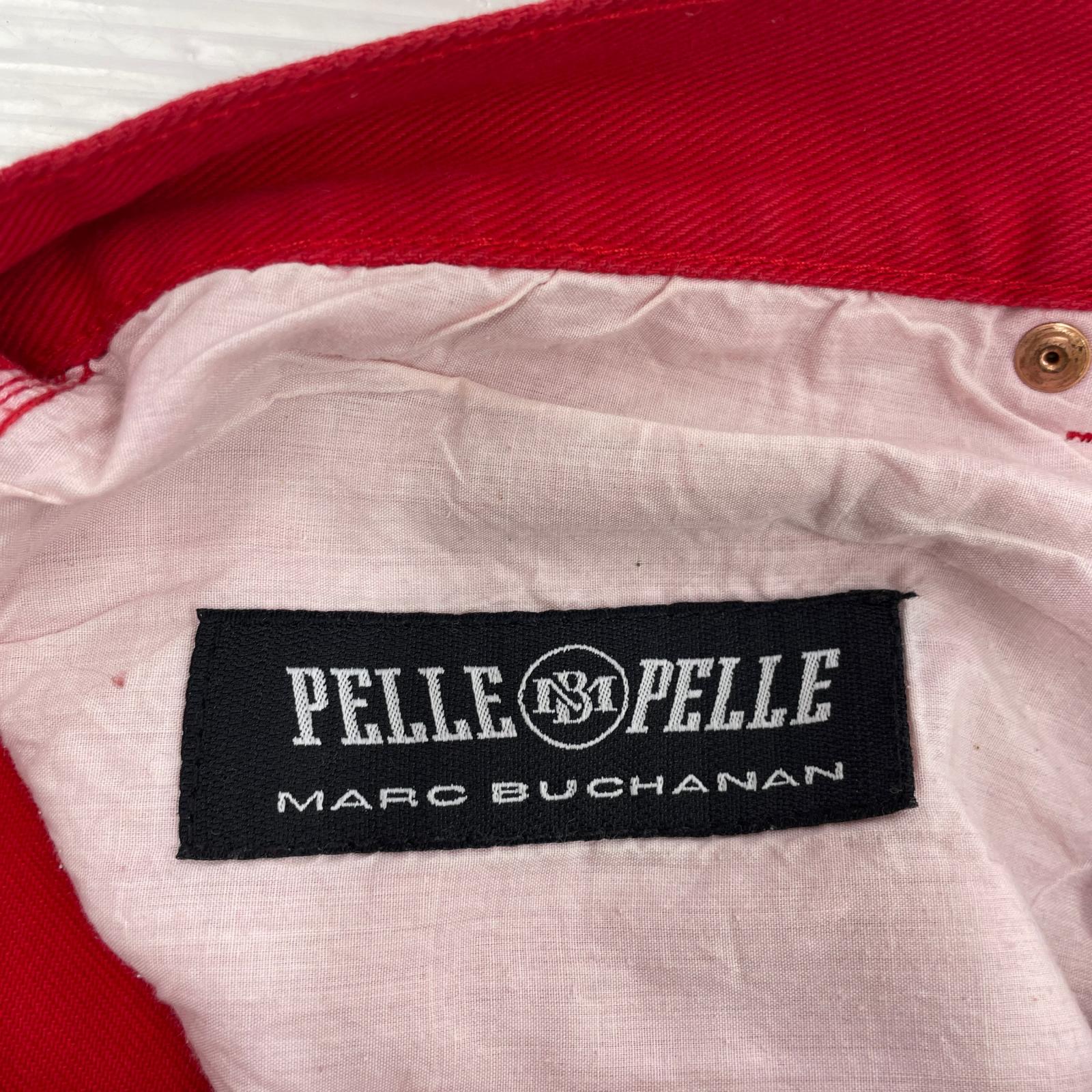 パンツ Pelle Pelle MARC BUCHANAN ワイドパンツ 34 レッド