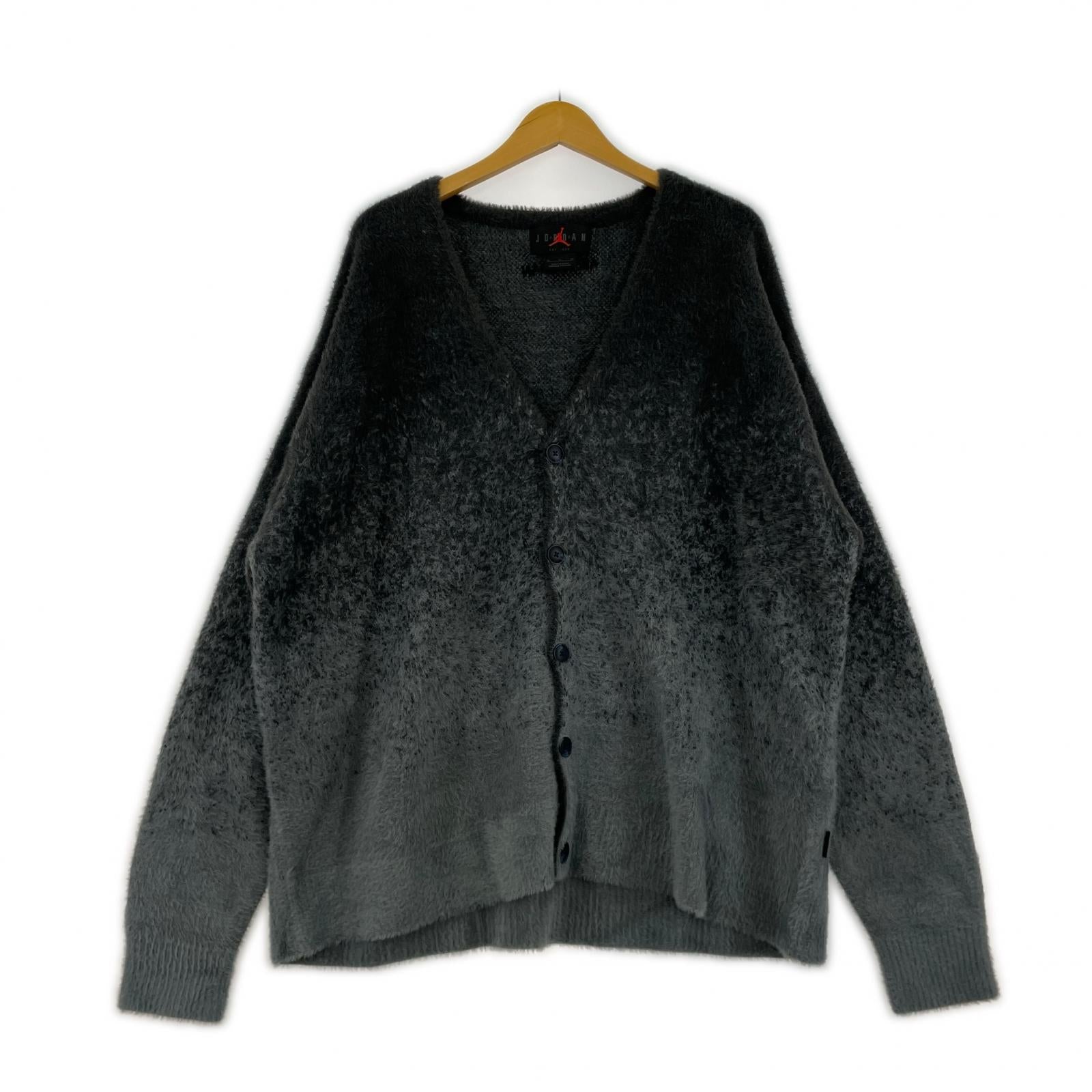 ジャケット カーディガン グラデーションカラー グレー系 サイズXL グレー