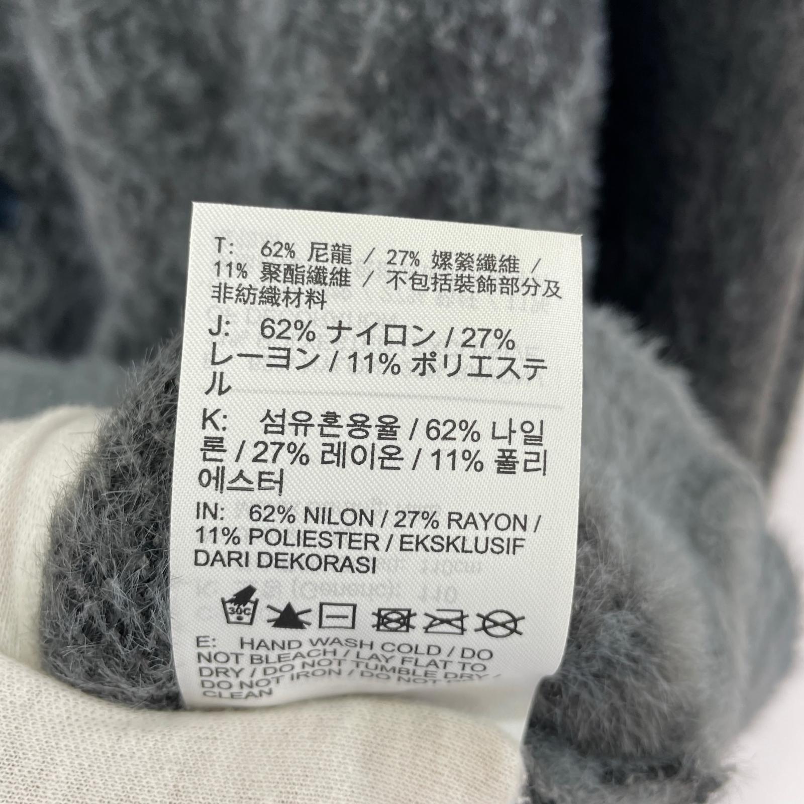 ジャケット カーディガン グラデーションカラー グレー系 サイズXL グレー