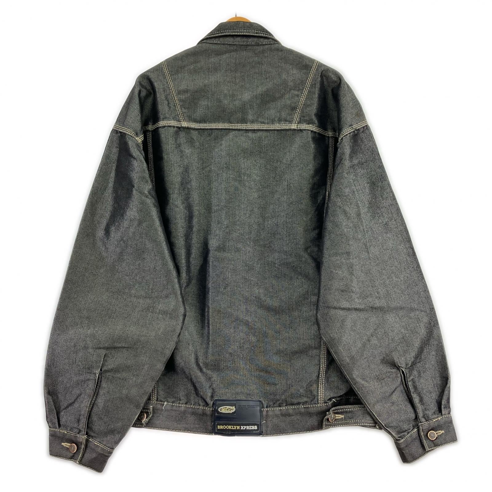 デニムジャケット brooklyn xpress デニムジャケット 黒 L L ブラック