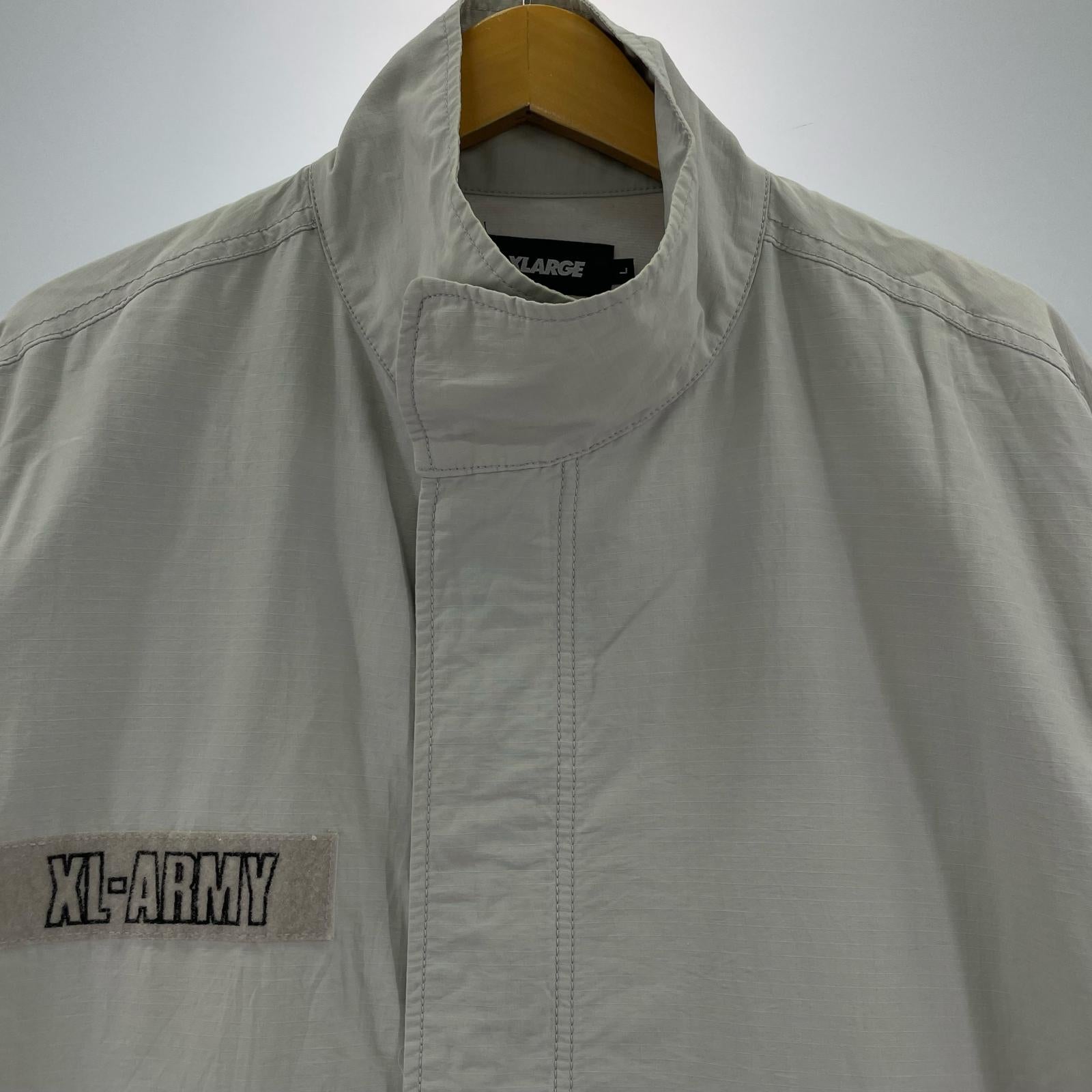 ブルゾン XL-ARMY JACKET/L/101211021005/GRY L グレー