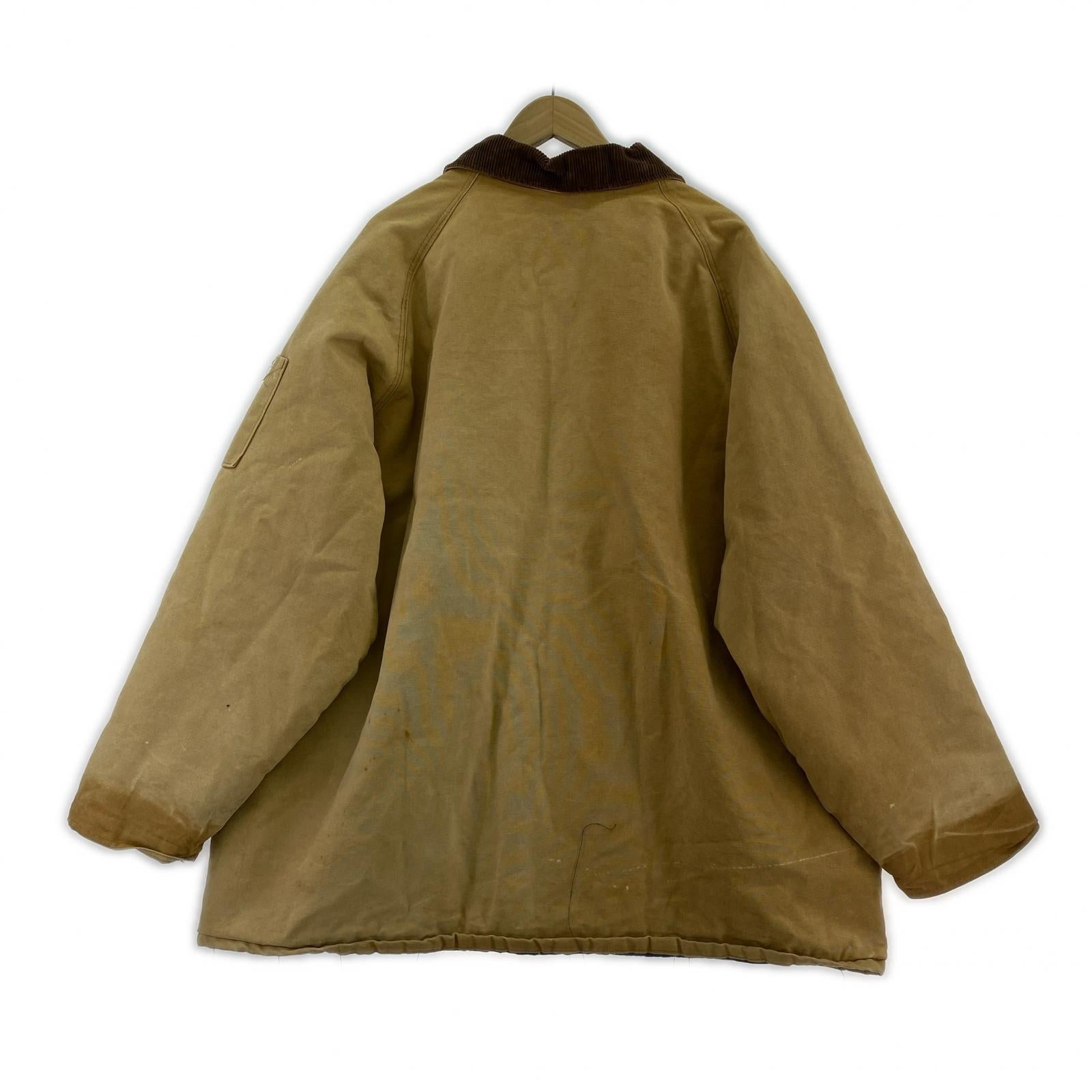 ジャケット 90s WORKNSPORT ダック生地 カバーオール (2XL) ブラウン