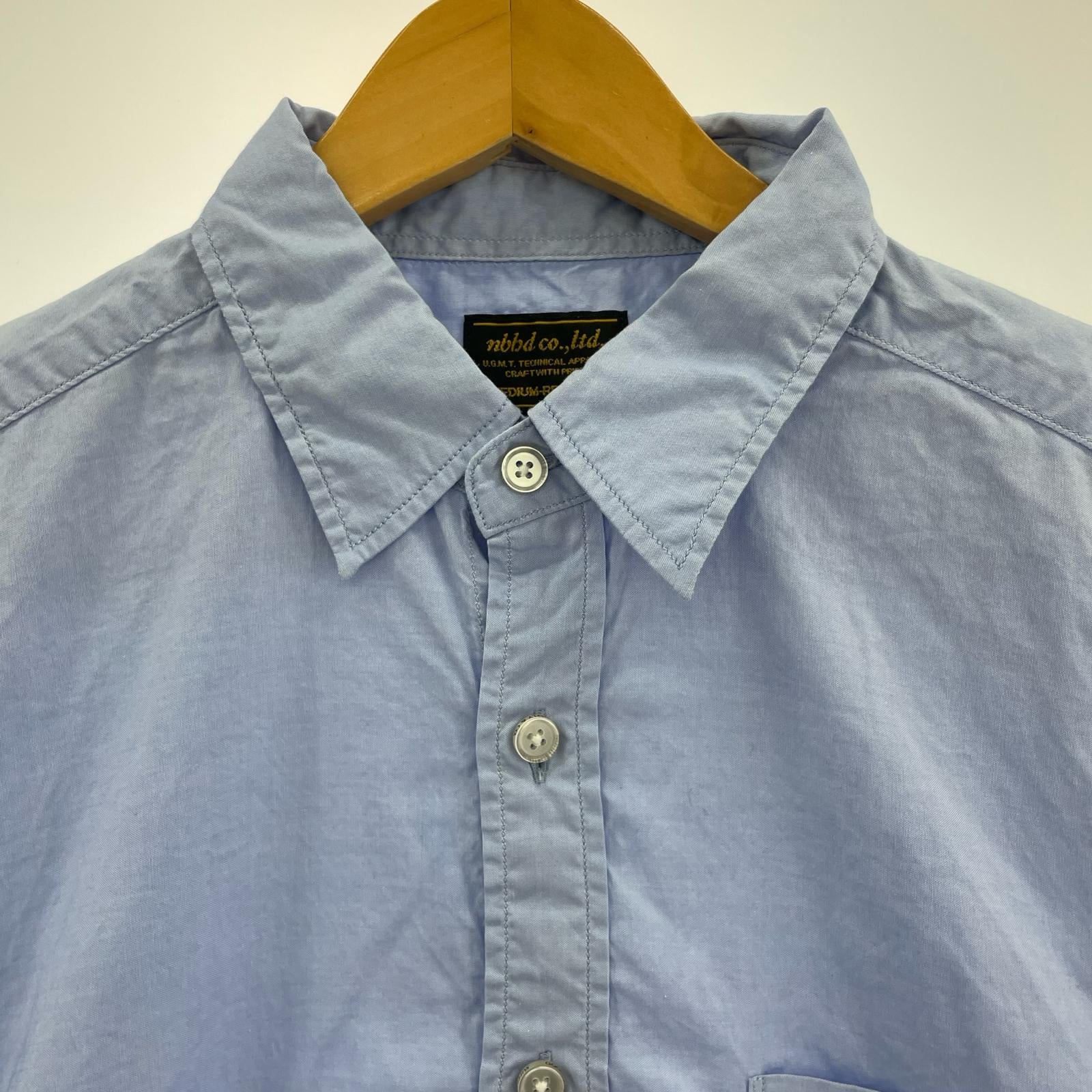 長袖シャツ NEIGHBORHOOD 13SS CLASSIC OX C-SHIRT.LS M 青 M ブルー
