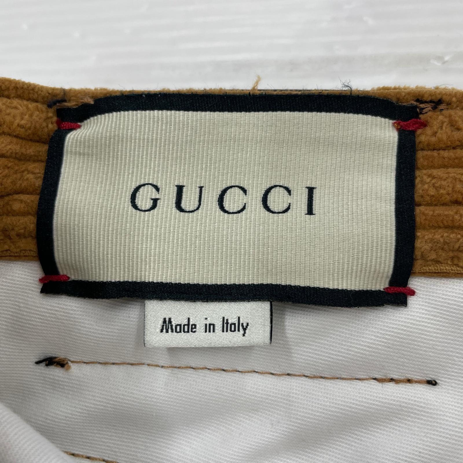 GUCCI コーデュロイ フレアパンツ 34
