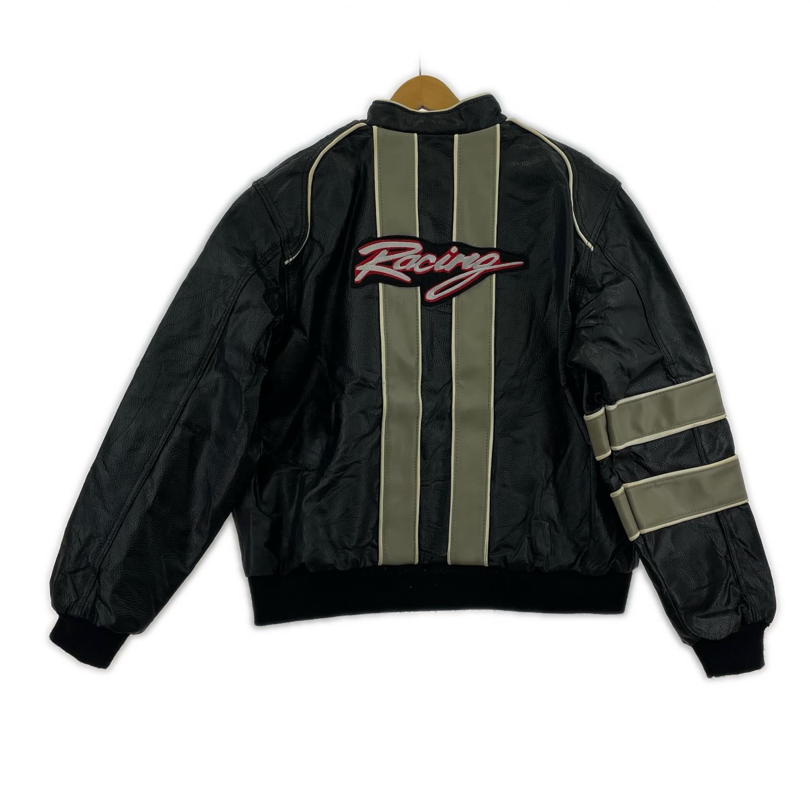 レザージャケット Diamond Plate Racing Jacket BLK L L ブラック
