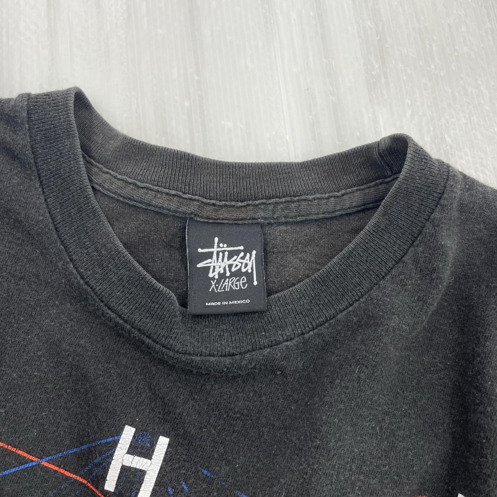 半袖Tシャツ STUSSY THE STEP KIDS TEE 黒 (XL) ブラック