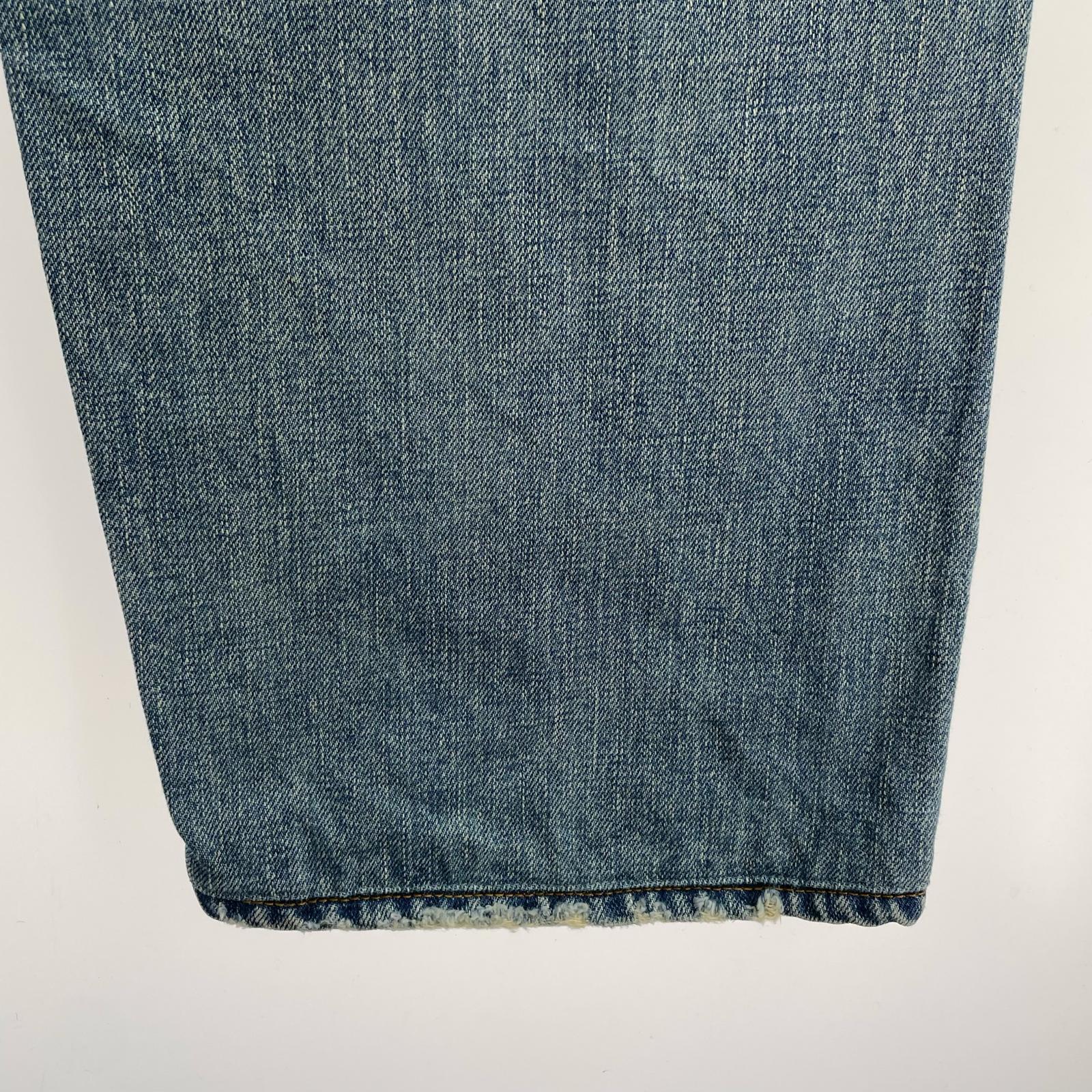 デニムパンツ KAJA/STANDARD SELVEDGE WASHED DENIM 3 ブルー