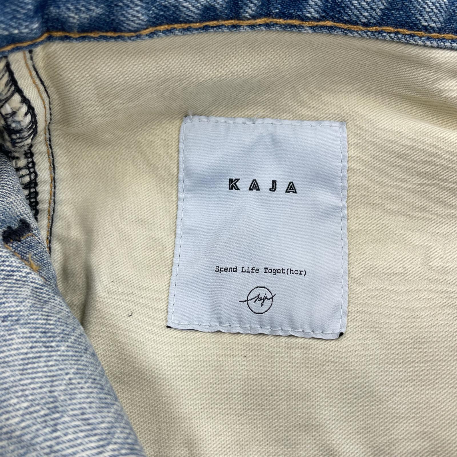 デニムパンツ KAJA/STANDARD SELVEDGE WASHED DENIM 3 ブルー