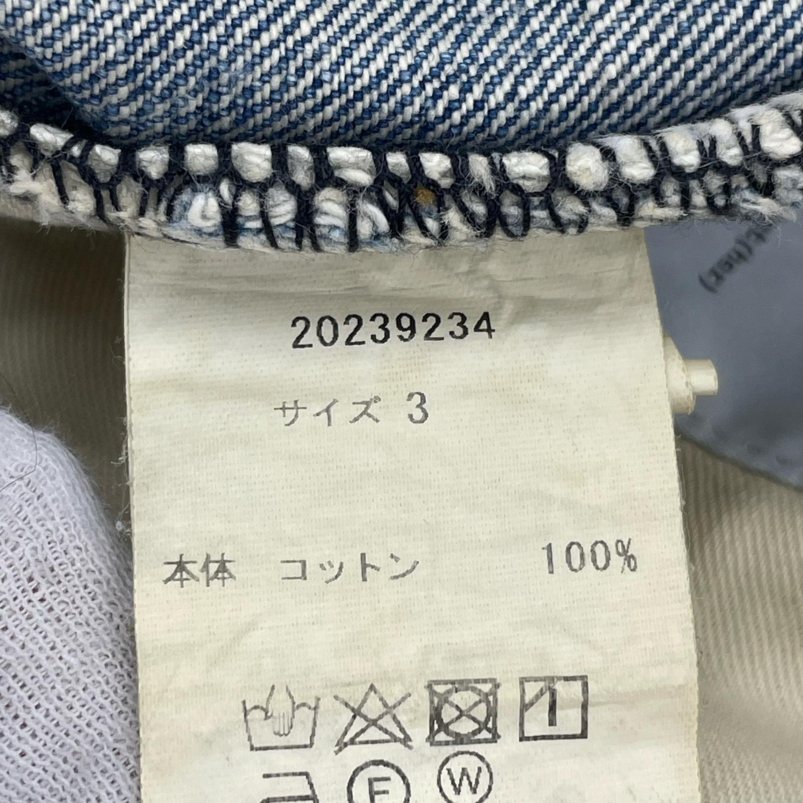 デニムパンツ KAJA/STANDARD SELVEDGE WASHED DENIM 3 ブルー