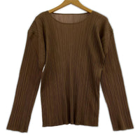 長袖Tシャツ ISSEY MIYAKE 長袖Tシャツ・カットソー M ブラウン
