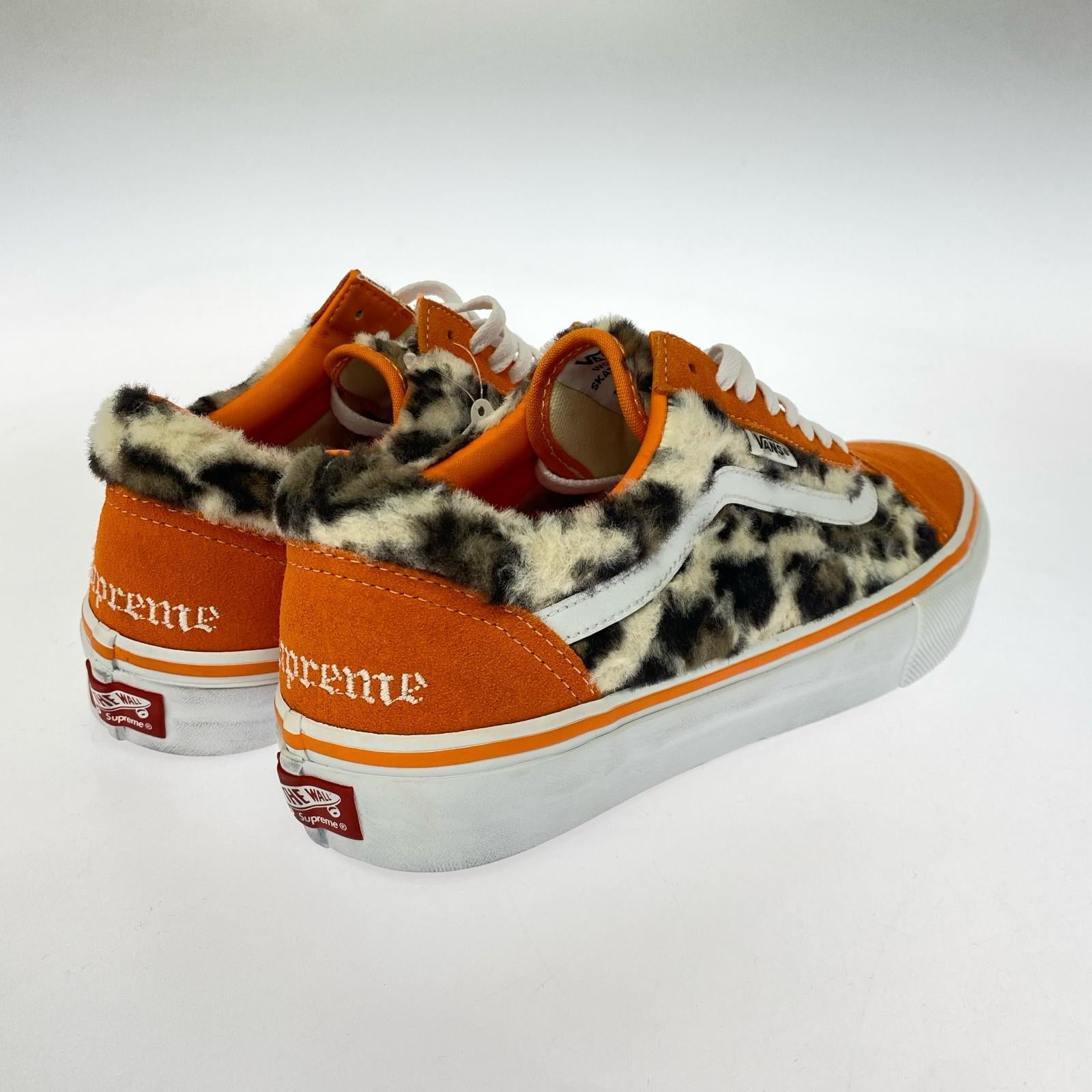 スニーカー ×Supreme Leopard Old Skool オレンジ 27cm (US9 UK8 1/2 EU44)