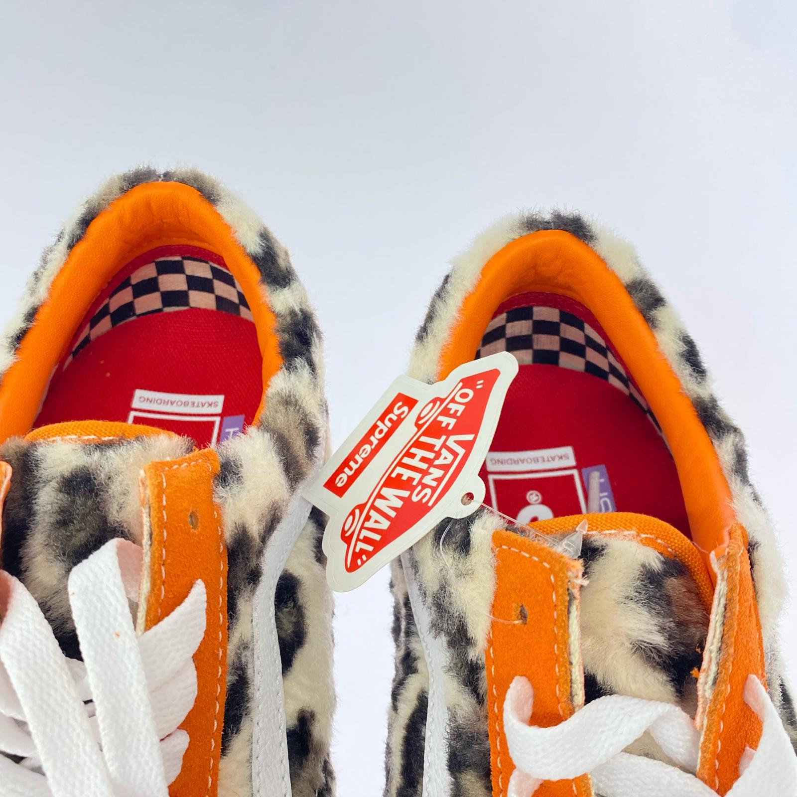 スニーカー ×Supreme Leopard Old Skool オレンジ 27cm (US9 UK8 1/2 EU44)