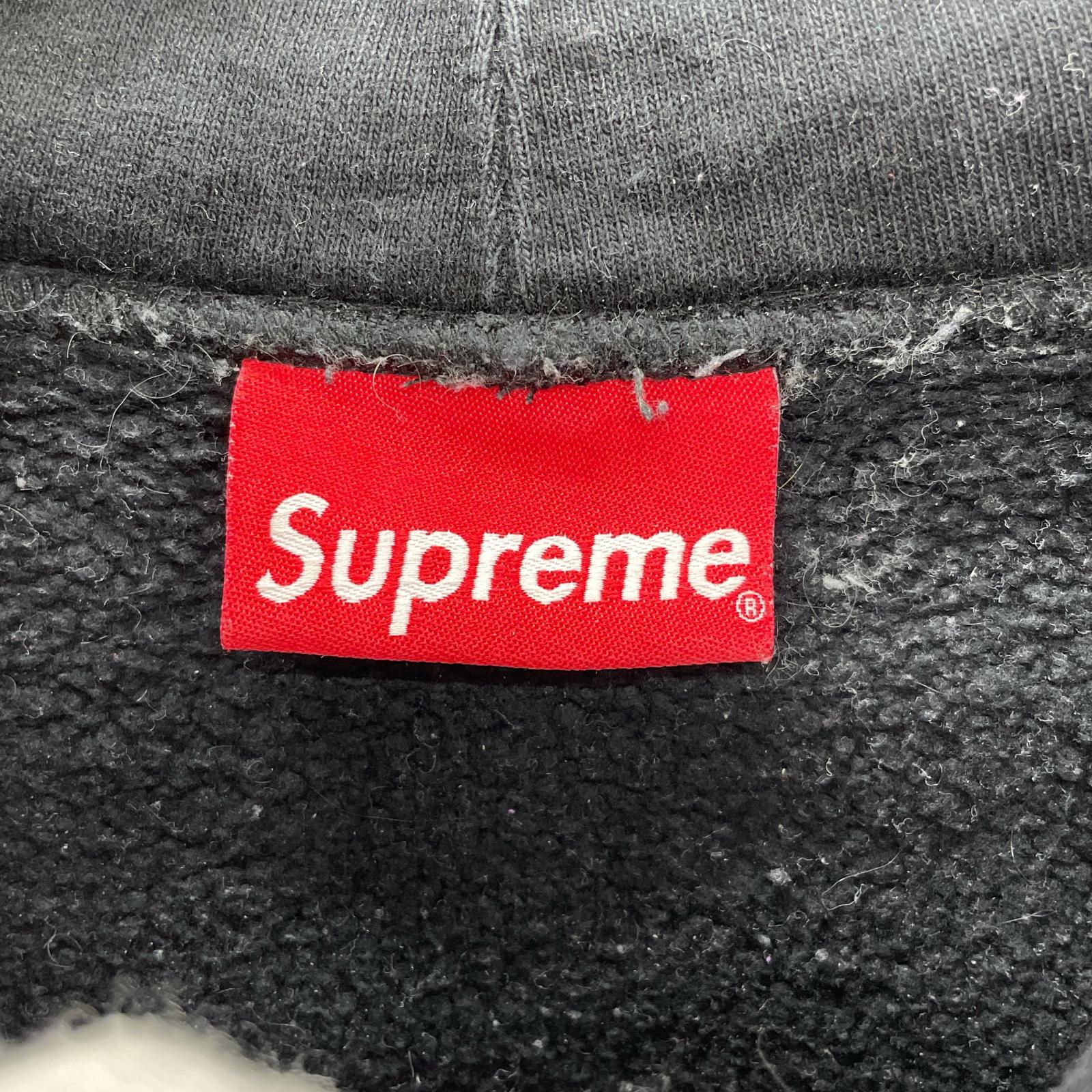 パーカー Embroidered S Hooded Sweatshirt (M) M ブラック