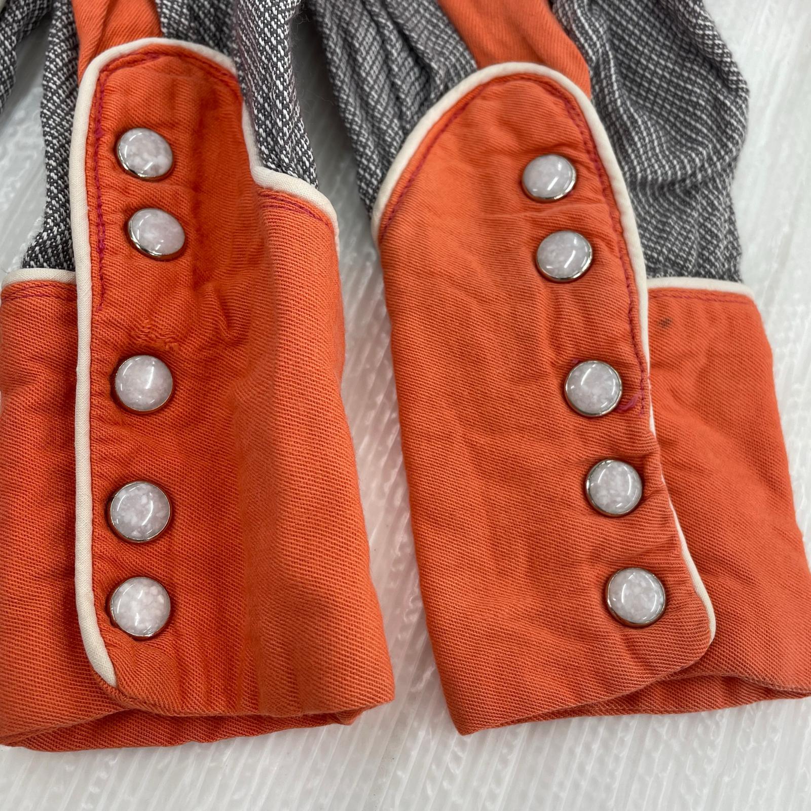 長袖シャツ Las Vegas by Cowboy Joe ウェスタン刺繍シャツ (S) S グレー