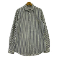 長袖シャツ 00s HELMUT LANG 白タグ オーバーサイズストライプシャツ 40 40